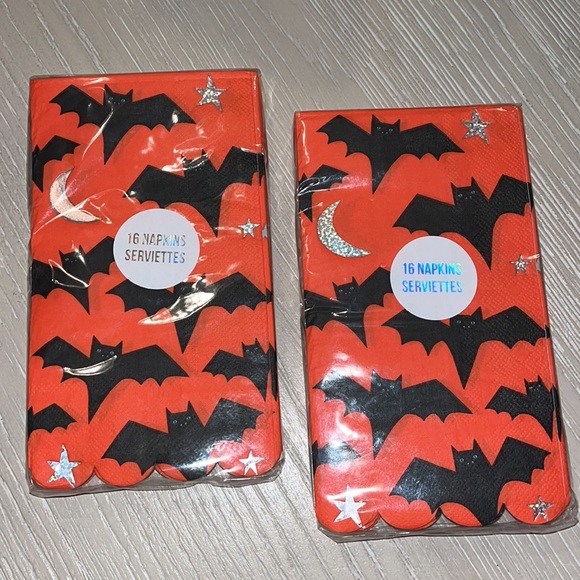 Meri Meri Bats Napkins and Plates - Picture 2 of 8